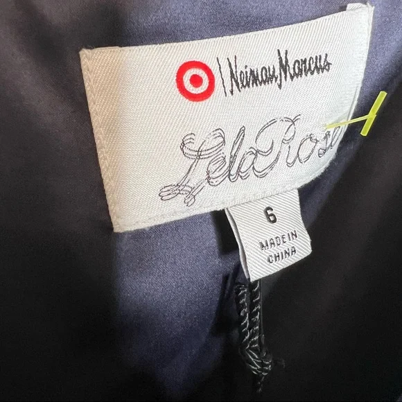 LELA ROSE TARGET NEIMAN MARCUS Women's Watercolor Silk Blend Dress Purple NWT 6 - Picture 5 of 16